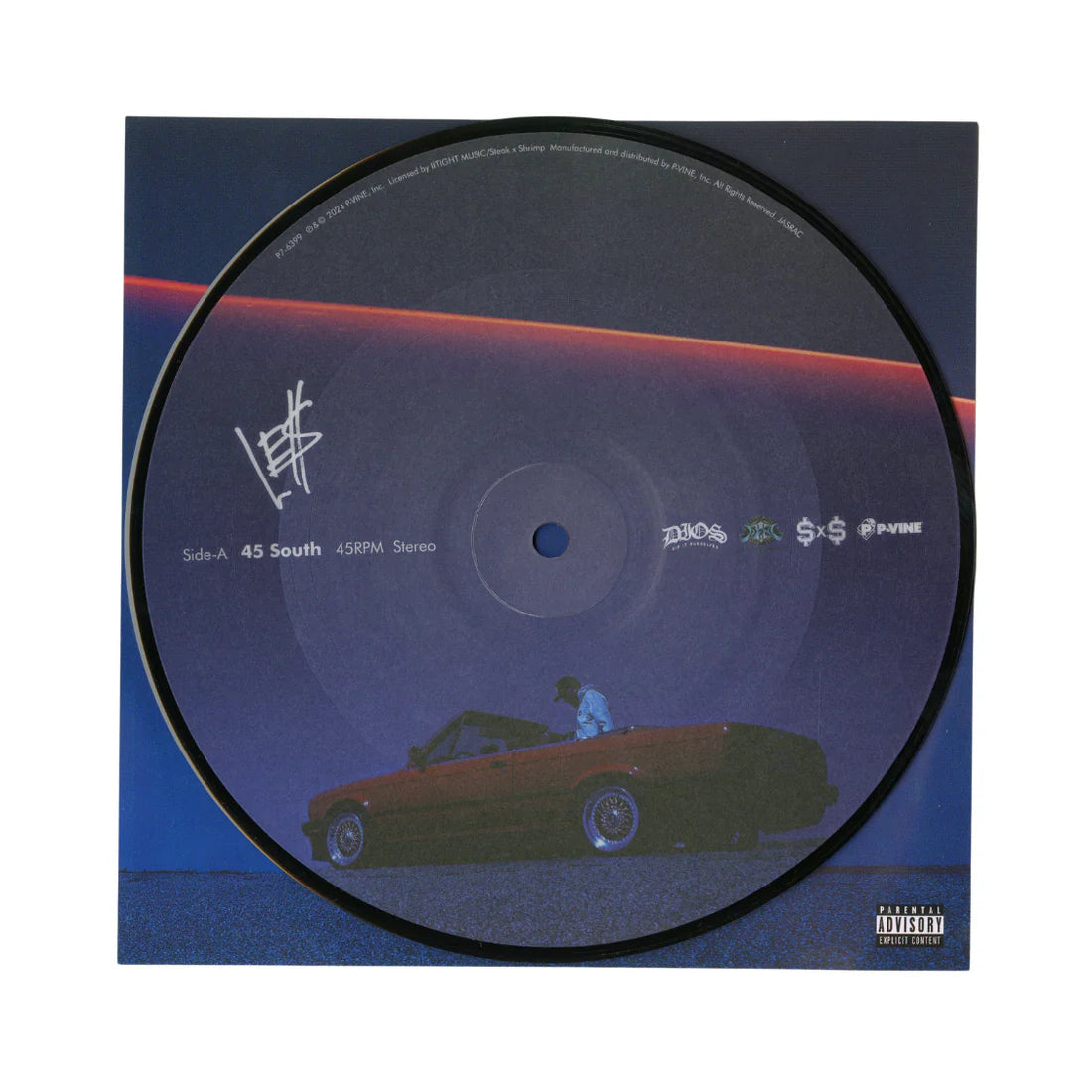 45 South / Top Down 7" Pic vinyl (Japan Exclusive)